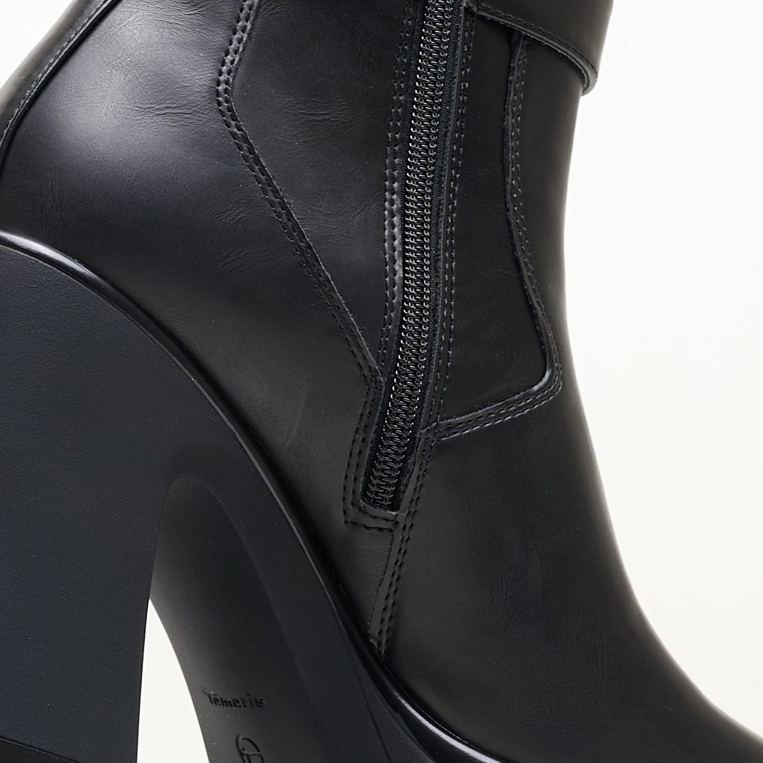 Γυναικεία Μποτάκια 25319 Μαύρο ECOleather Tamaris Μποτάκια Tamaris 25319-Black