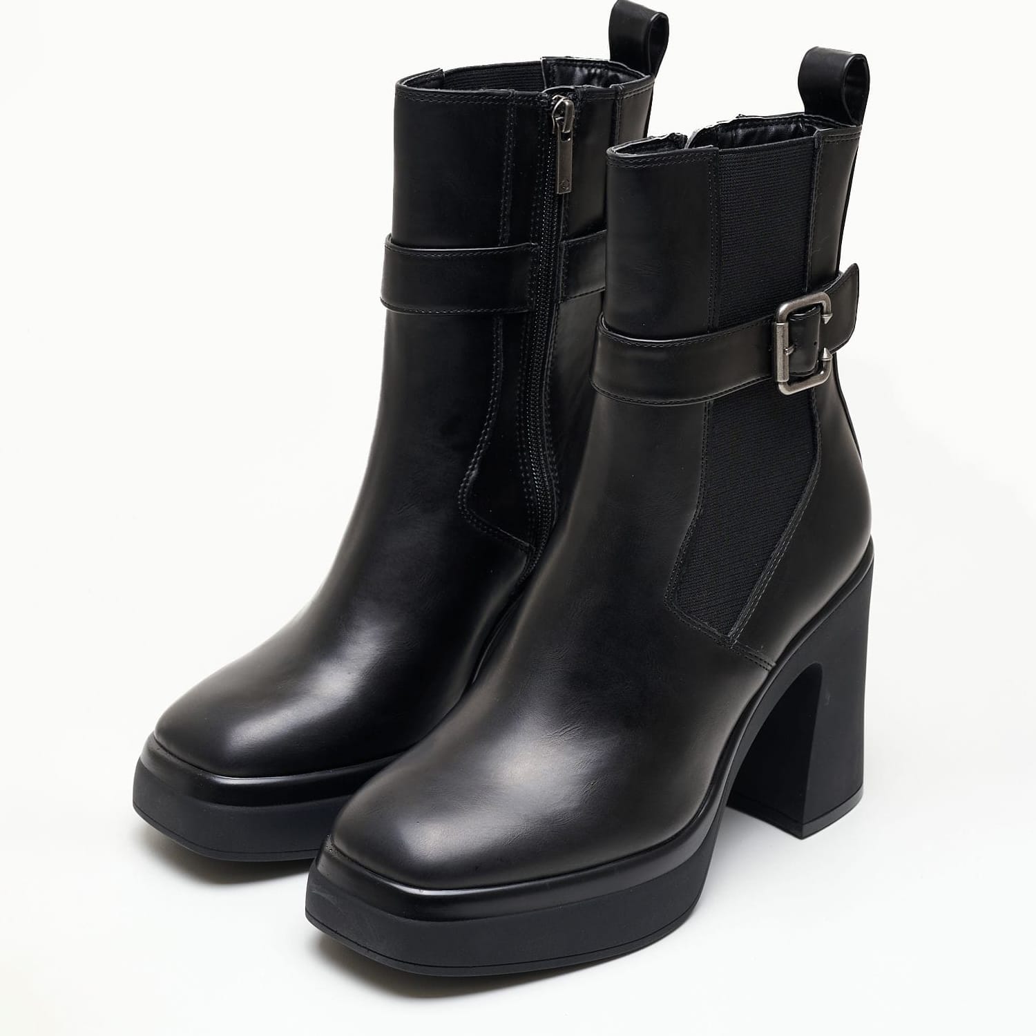 Γυναικεία Μποτάκια 25319 Μαύρο ECOleather Tamaris Μποτάκια Tamaris 25319-Black