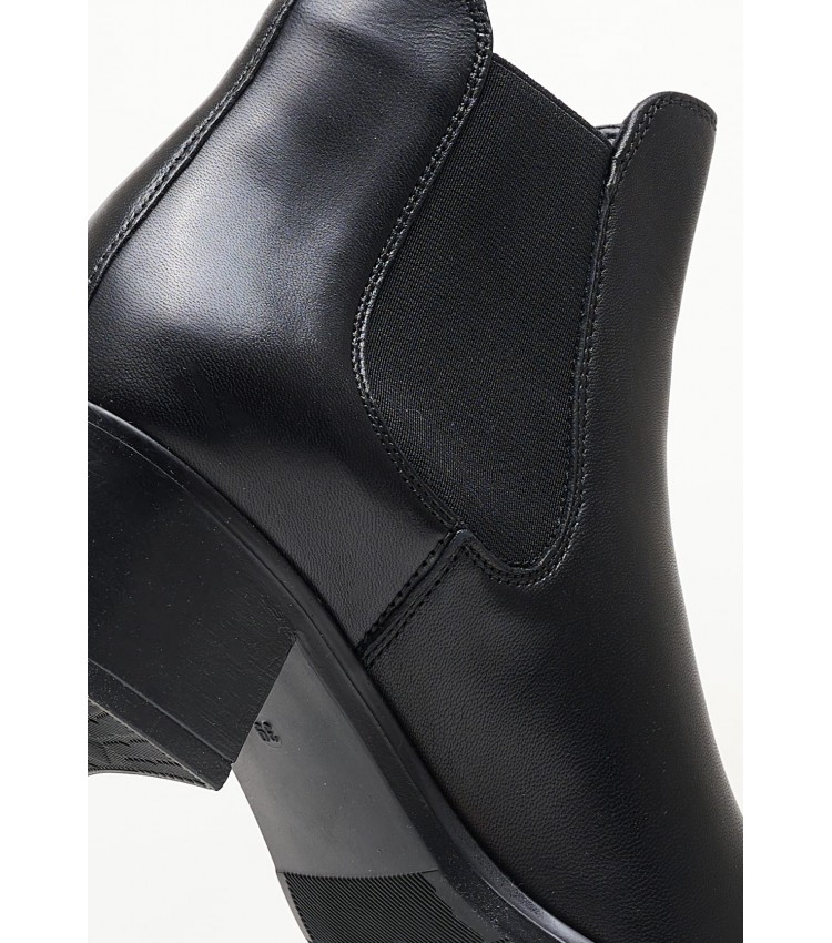 Women Boots 25389 Black Leather Tamaris