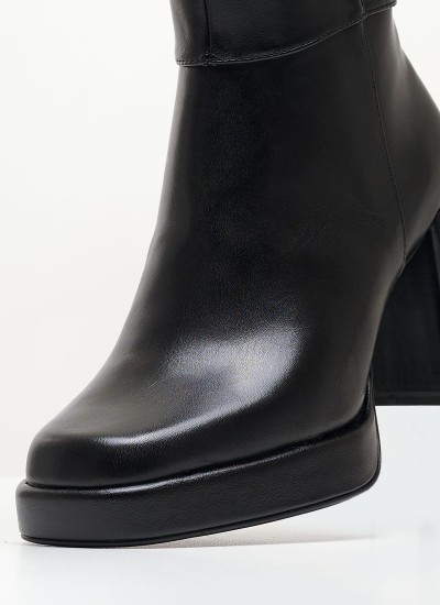 Women Boots 25510 Black Leather Tamaris