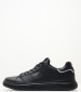 Men Casual Shoes Eaton.Basic.2 Black Leather Pepe Jeans