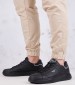 Men Casual Shoes Eaton.Basic.2 Black Leather Pepe Jeans