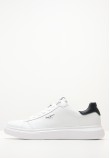 Men Casual Shoes Eaton.Basic White Leather Pepe Jeans