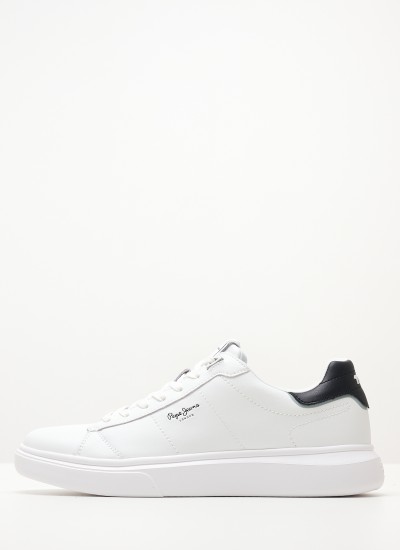 Men Casual Shoes Elevated.Cup White Leather Tommy Hilfiger