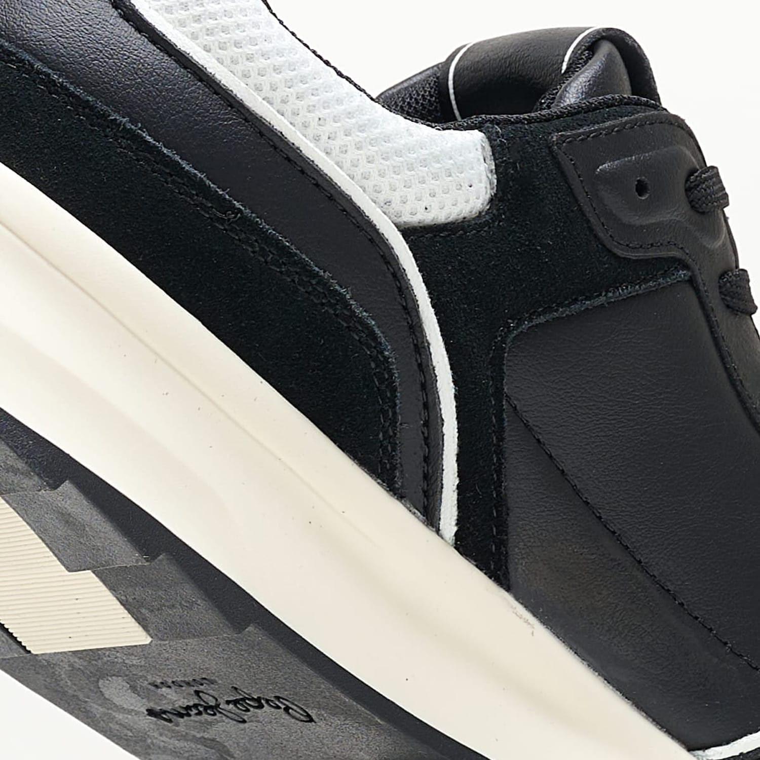 Men Casual Shoes Joy.Leather Black Leather Pepe Jeans Men Casual Shoes Joy.Leather Black Leather Pepe Jeans