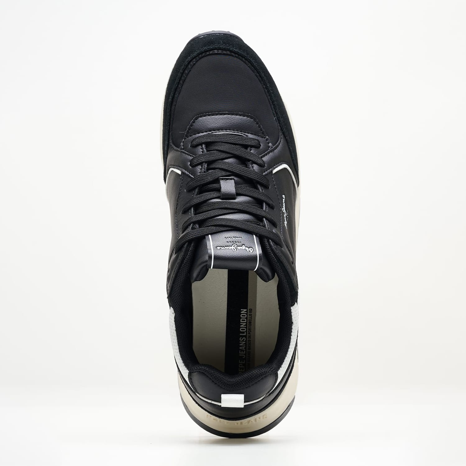 Men Casual Shoes Joy.Leather Black Leather Pepe Jeans Men Casual Shoes Joy.Leather Black Leather Pepe Jeans