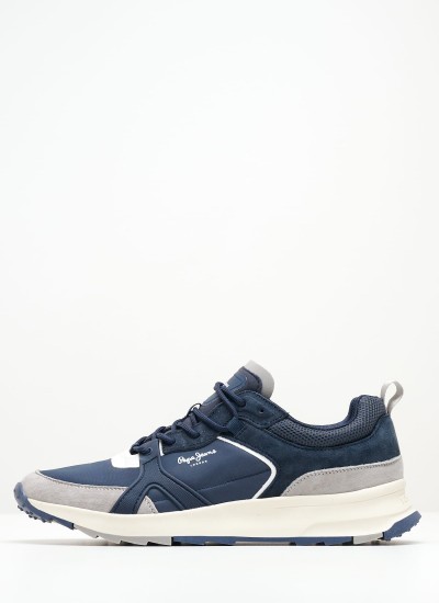 Ανδρικά Παπούτσια Casual U.Spherica.E Μπλε Δέρμα Geox