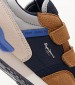 Kids Casual Shoes London.Forest Blue ECOsuede Pepe Jeans