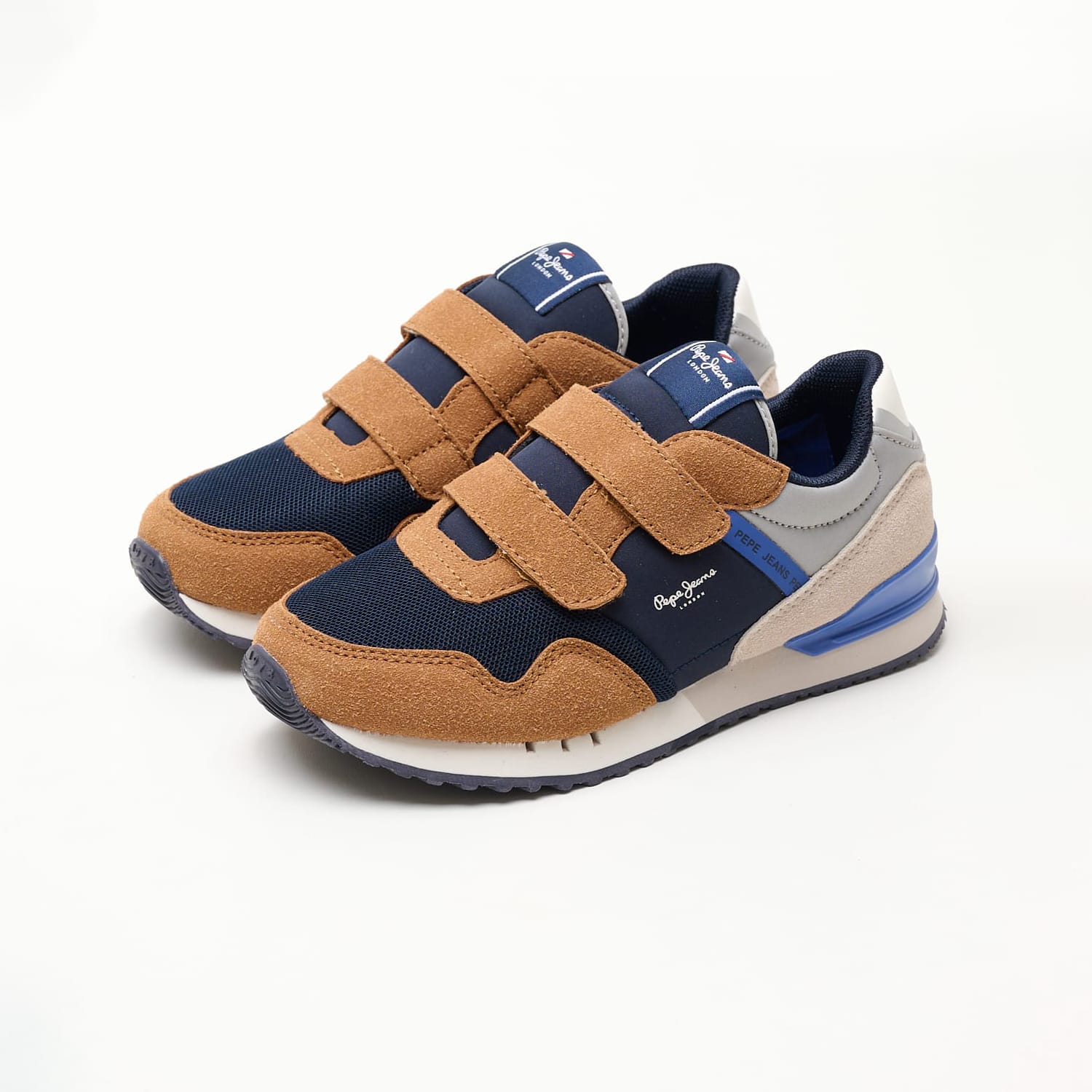 Παιδικά Παπούτσια Casual London.Forest Μπλε ECOsuede Pepe Jeans