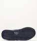 Kids Casual Shoes London.Forest Blue ECOsuede Pepe Jeans