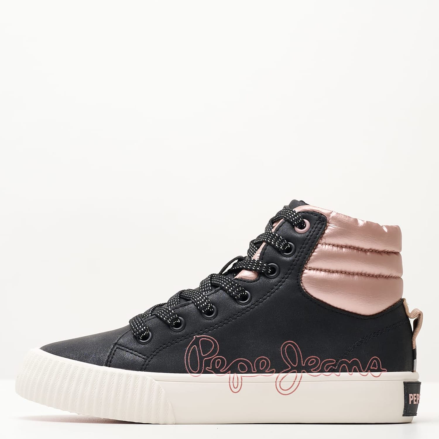 Kids Boots Ottis.Padded Black ECOleather Pepe Jeans