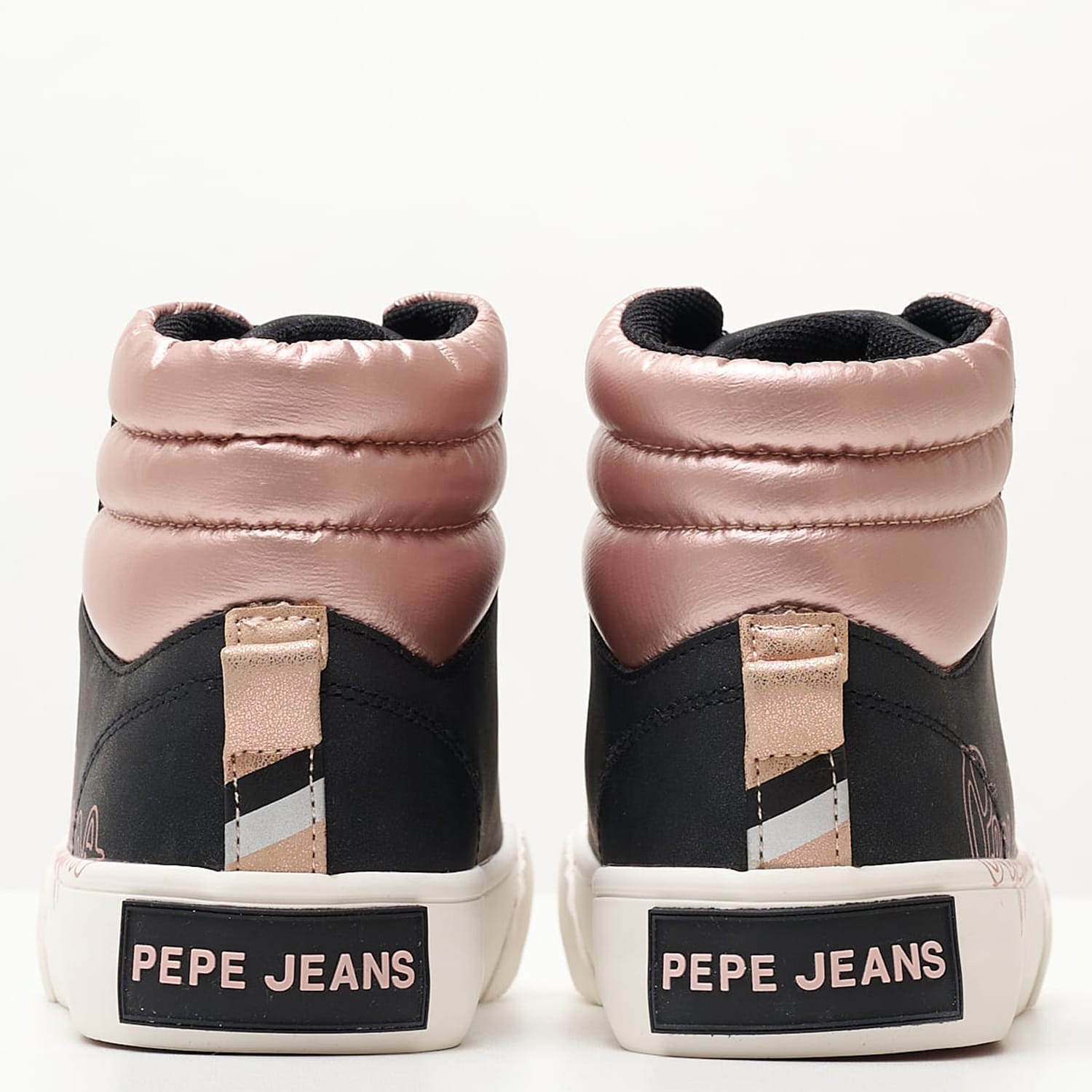 Kids Boots Ottis.Padded Black ECOleather Pepe Jeans Kids Boots Ottis.Padded Black ECOleather Pepe Jeans