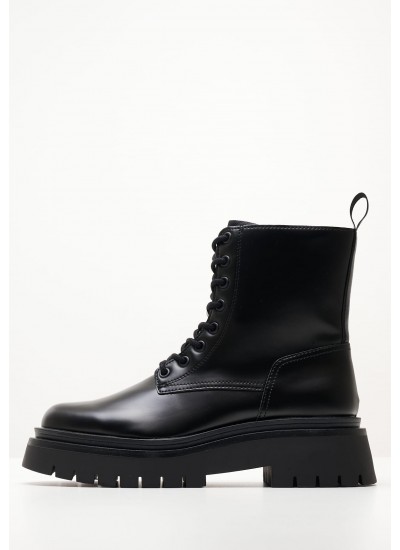 Women Boots Queen Black ECOleather Pepe Jeans