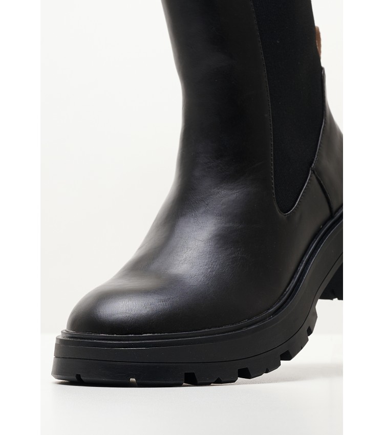 Women Boots Soda.Plus Black ECOleather Pepe Jeans