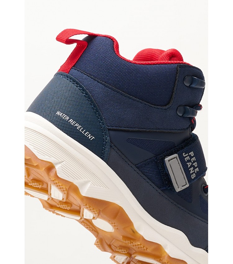 Kids Boots Soldout.Peak Blue ECOleather Pepe Jeans