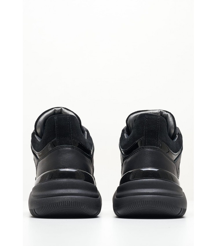 Γυναικεία Παπούτσια Casual Adacter Μαύρο Δέρμα Geox