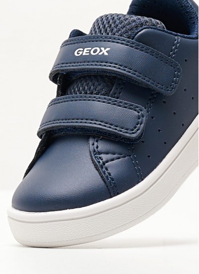 Παιδικά Μποτάκια Grayjay.Bc Μπλε ECOleather Geox