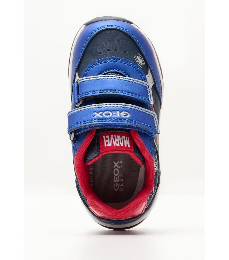 Kids Casual Shoes B.Todo24 Blue ECOleather Geox