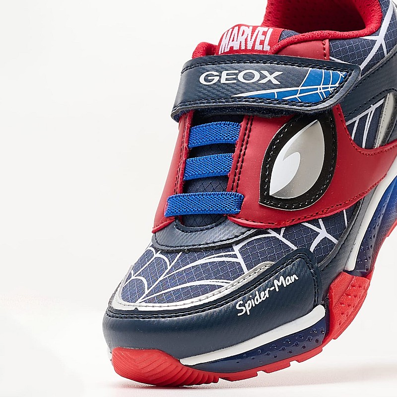 Kids Casual Shoes Bayonyc24 Red ECOleather Geox