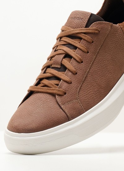 Ανδρικά Παπούτσια Casual U.Spherica.E Μπλε Δέρμα Geox