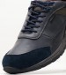 Men Casual Shoes Delray.Abx Blue ECOleather Geox