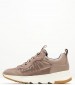 Women Casual Shoes Falena Taupe Buckskin Geox