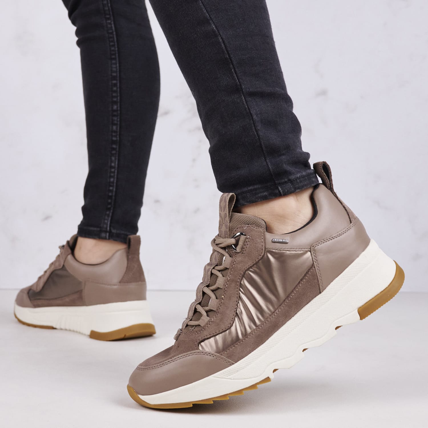 Γυναικεία Παπούτσια Casual Falena Πούρο Δέρμα Καστόρι Geox Γυναικεία Παπούτσια Casual Falena Πούρο Δέρμα Καστόρι Geox
