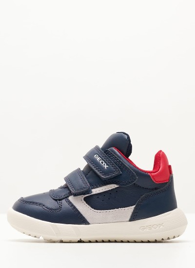 Kids Casual Shoes Lowcut.Laceup Blue ECOleather Tommy Hilfiger