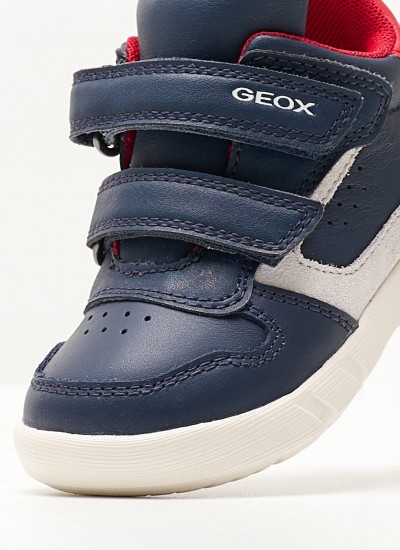 Kids Casual Shoes Lowcut.Laceup Blue ECOleather Tommy Hilfiger