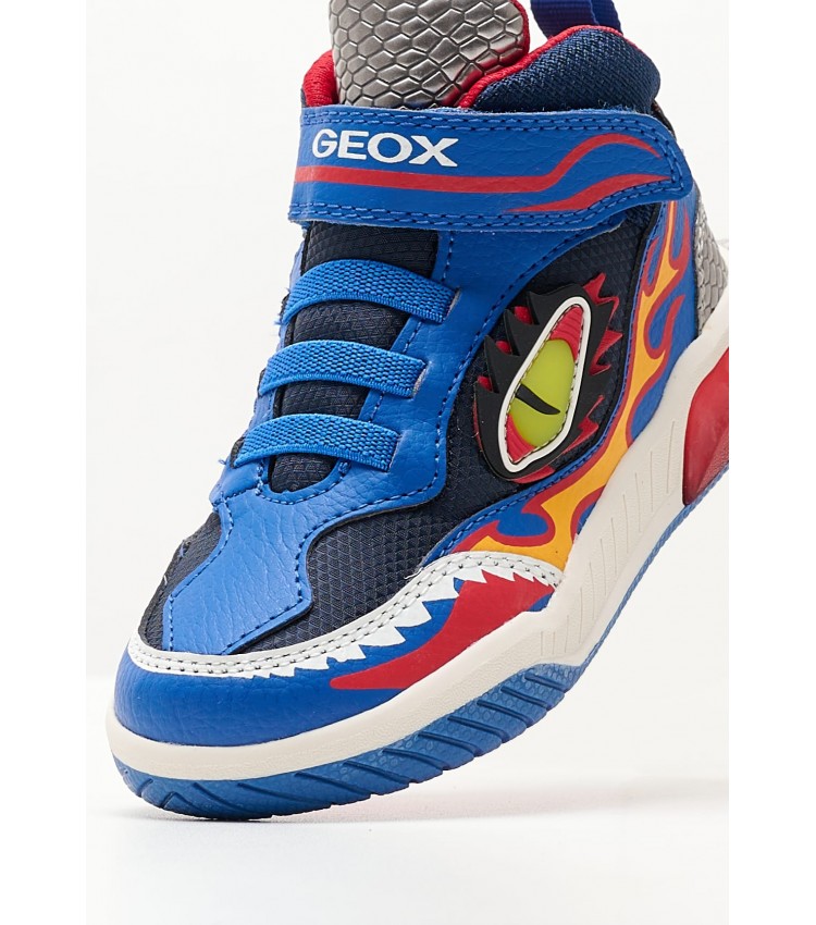 Kids Casual Shoes Inek.24 Blue ECOleather Geox