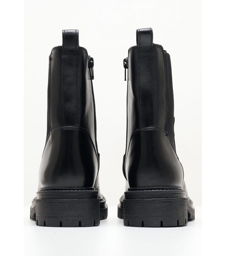 Women Boots Iridea.Boot Black Leather Geox