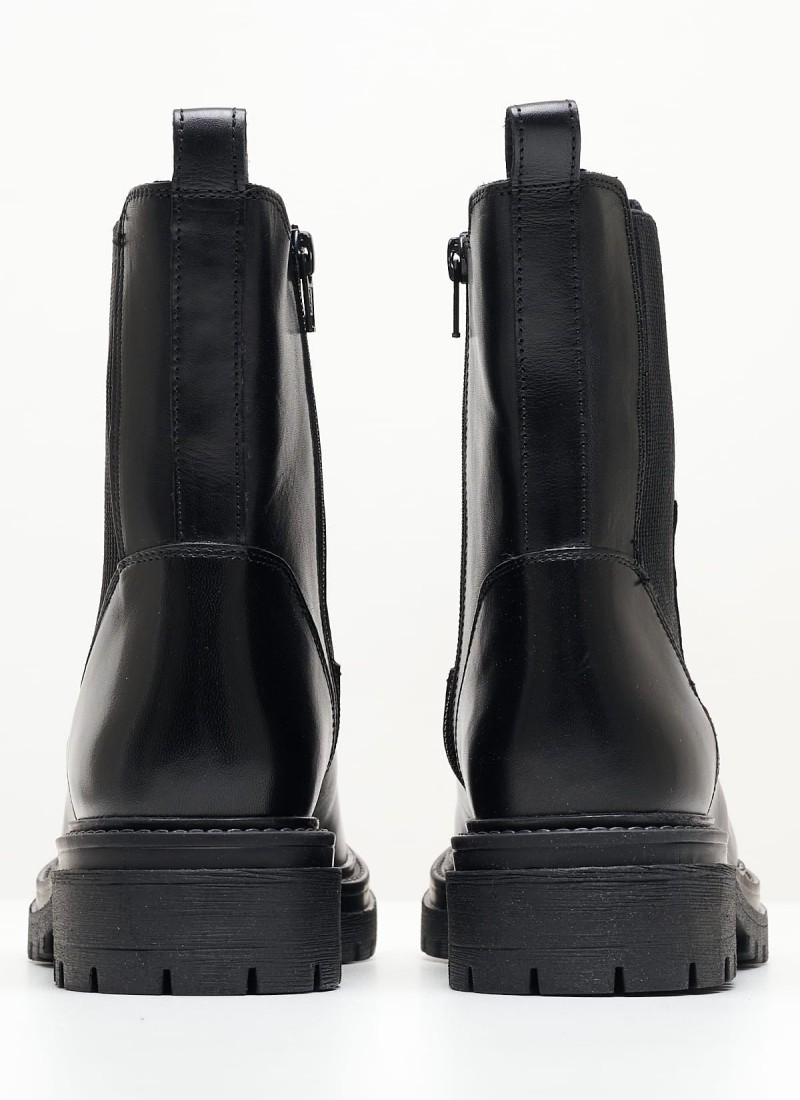 Women Boots from the Geox brand Iridea.Boot Black Leather