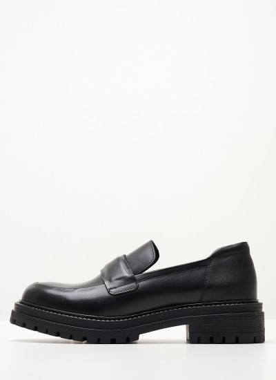 Women Moccasins Iridea.Lf Black Leather Geox