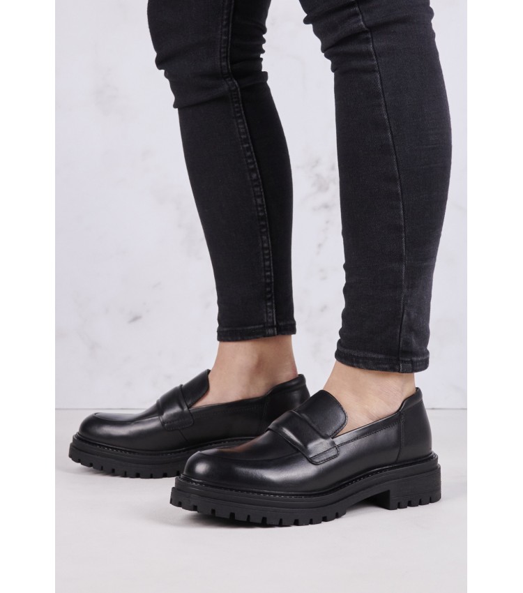 Women Moccasins Iridea.Lf Black Leather Geox