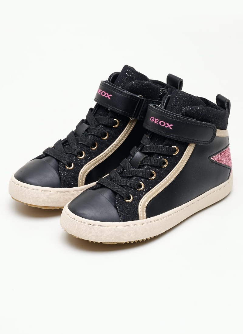 Kids Boots from the Geox brand Kalispera Black ECOleather