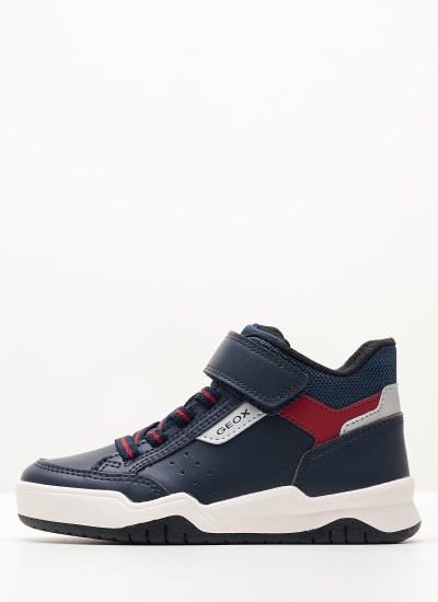 Kids Casual Shoes Lowcut.Laceup Blue ECOleather Tommy Hilfiger