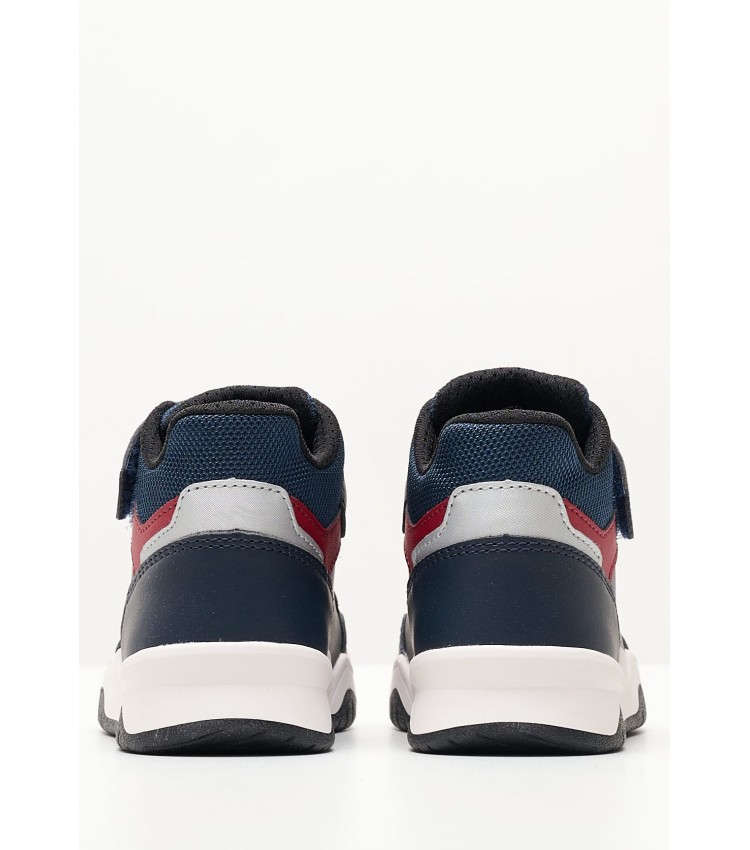 Kids Casual Shoes Perth Blue ECOleather Geox