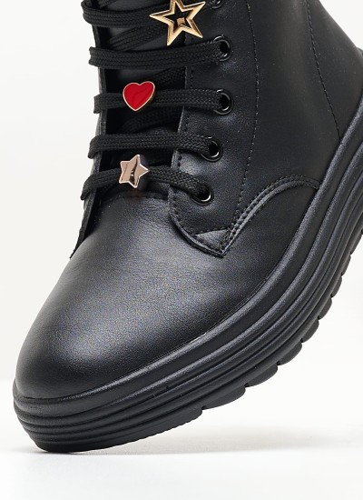 Παιδικά Μποτάκια A23DY Μαύρο Δέρμα Νούμπουκ Timberland