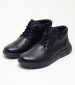 Men Boots Portello.B Black Leather Geox