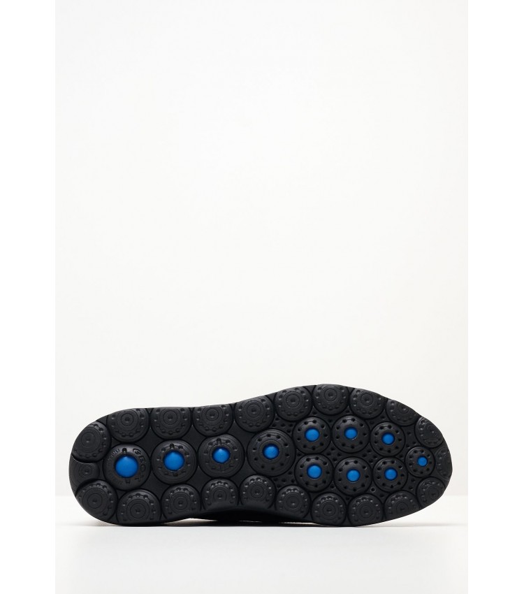 Men Casual Shoes Spherica.24 Black Fabric Geox