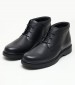 Men Boots Spherica.Bot Black Leather Geox