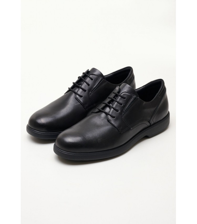 Men Shoes Spherica.Ec11 Black Leather Geox