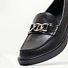 Women Moccasins Spherica.Ls Black Leather Geox Women Moccasins Spherica.Ls Black Leather Geox
