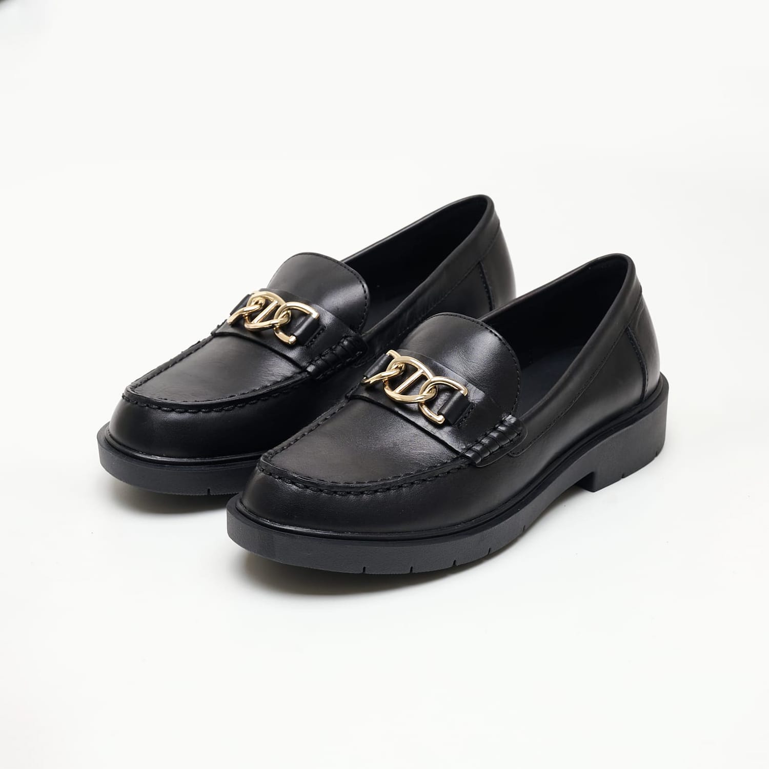 Women Moccasins Spherica.Ls Black Leather Geox Women Moccasins Spherica.Ls Black Leather Geox