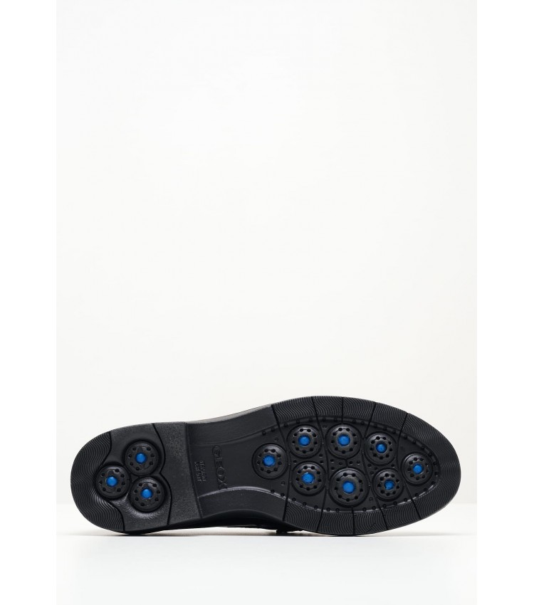 Women Moccasins Spherica.Ls Black Leather Geox