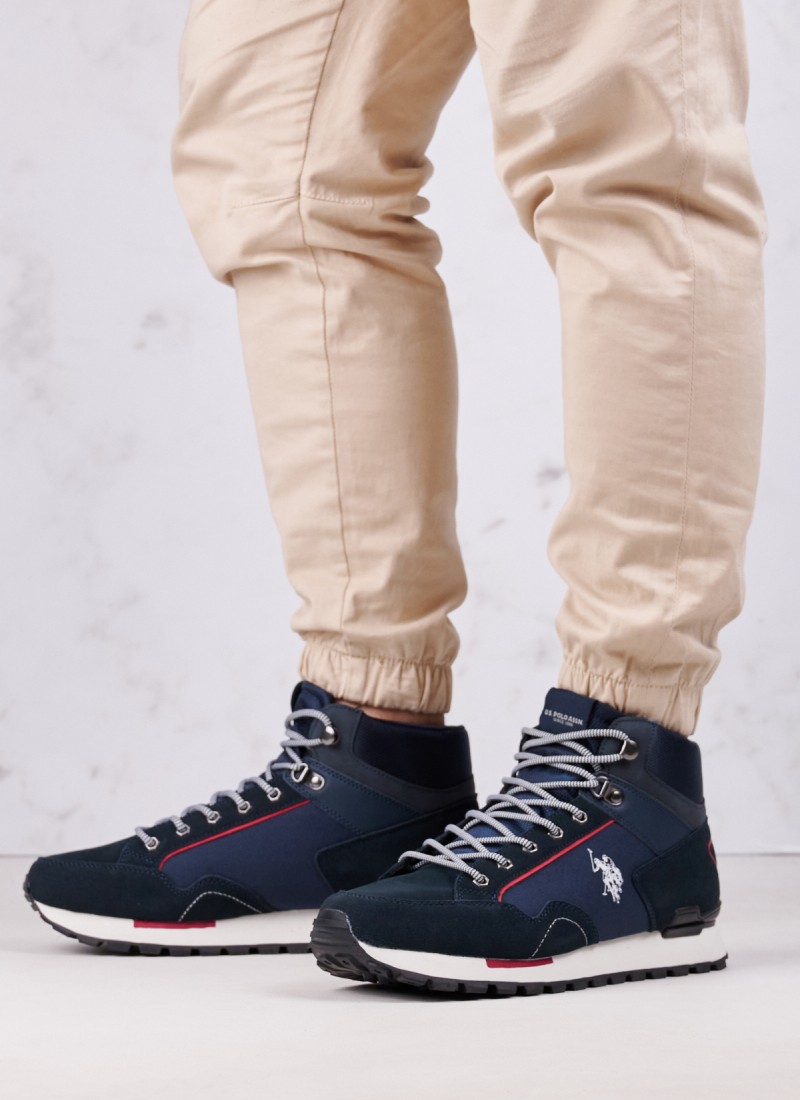 Blue polo boots for men sale
