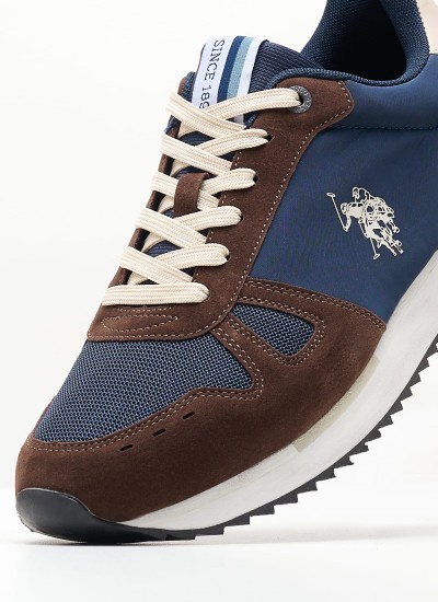 Ανδρικά Παπούτσια Casual Xirio001A Γκρι ECOleather U.S. Polo Assn.