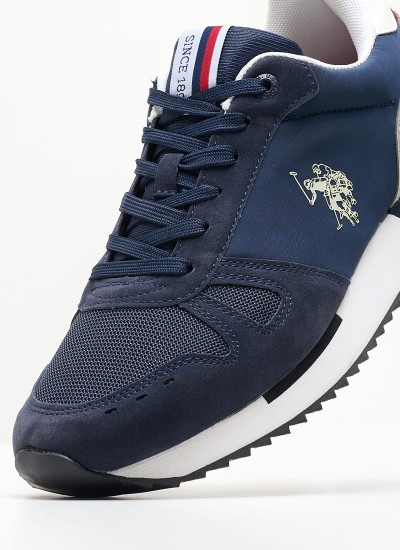 Ανδρικά Παπούτσια Casual Balty001 Μπλε ECOsuede U.S. Polo Assn.