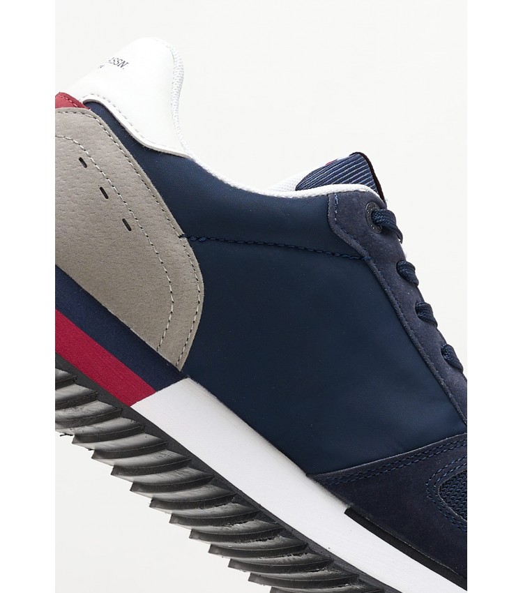 Men Casual Shoes Balty001 Blue ECOsuede U.S. Polo Assn.