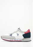 Ανδρικά Παπούτσια Casual Cleef005 Άσπρο ECOsuede U.S. Polo Assn.